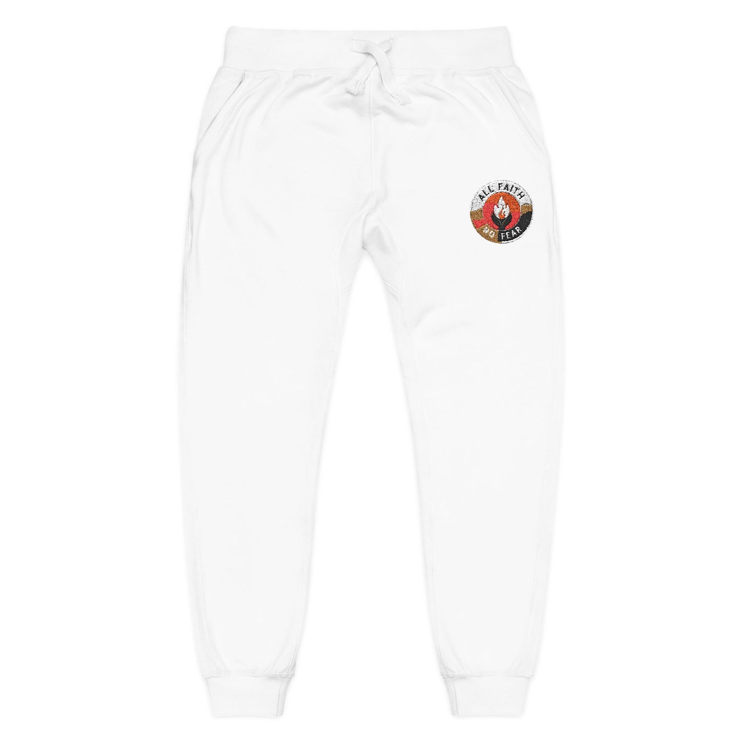 Embroidered Fleece Sweatpants with AFNF Logo