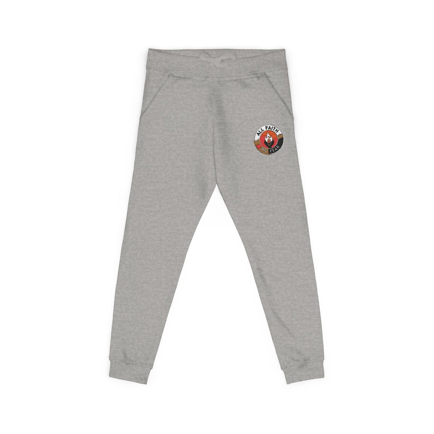Embroidered Fleece Sweatpants with AFNF Logo