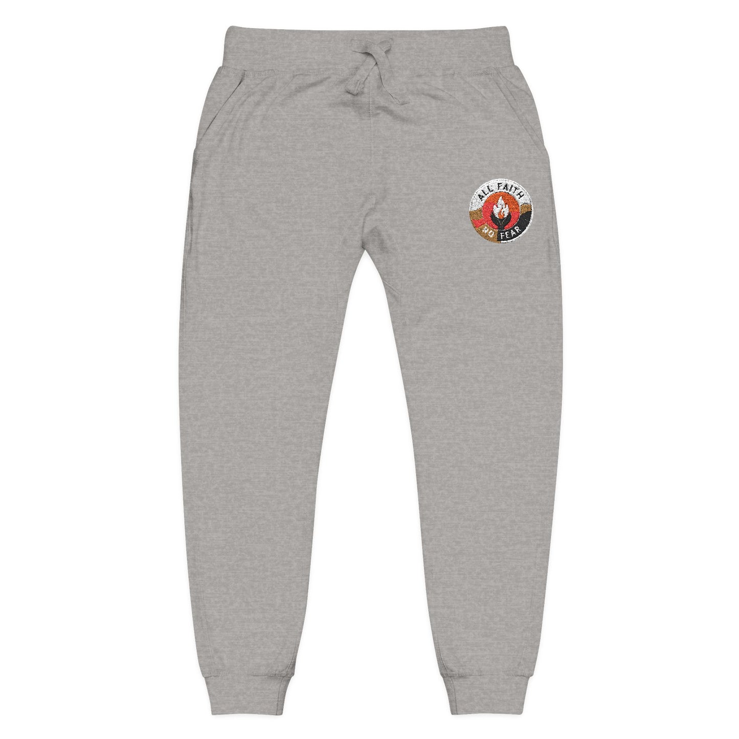 Embroidered Fleece Sweatpants with AFNF Logo