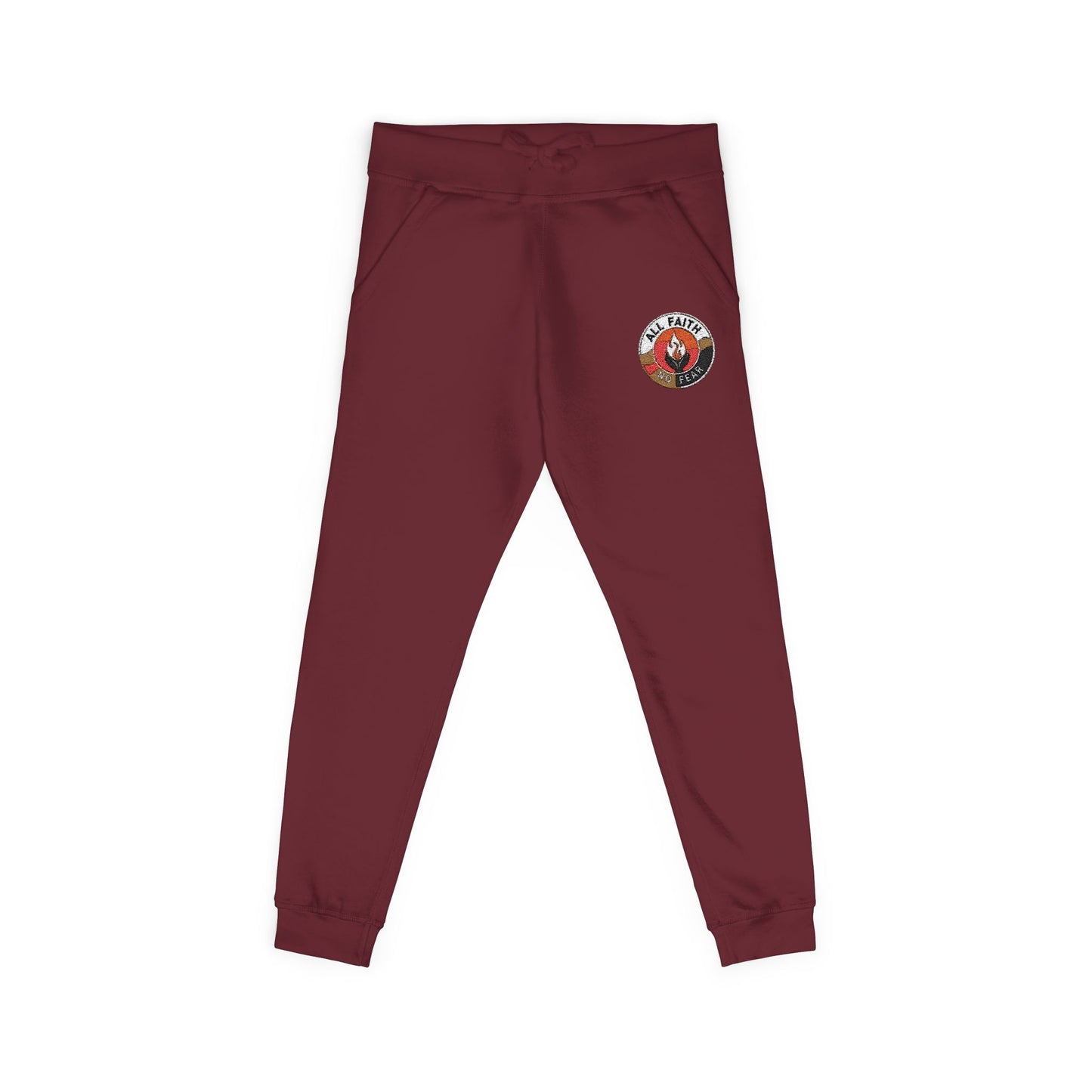 Embroidered Fleece Sweatpants with AFNF Logo