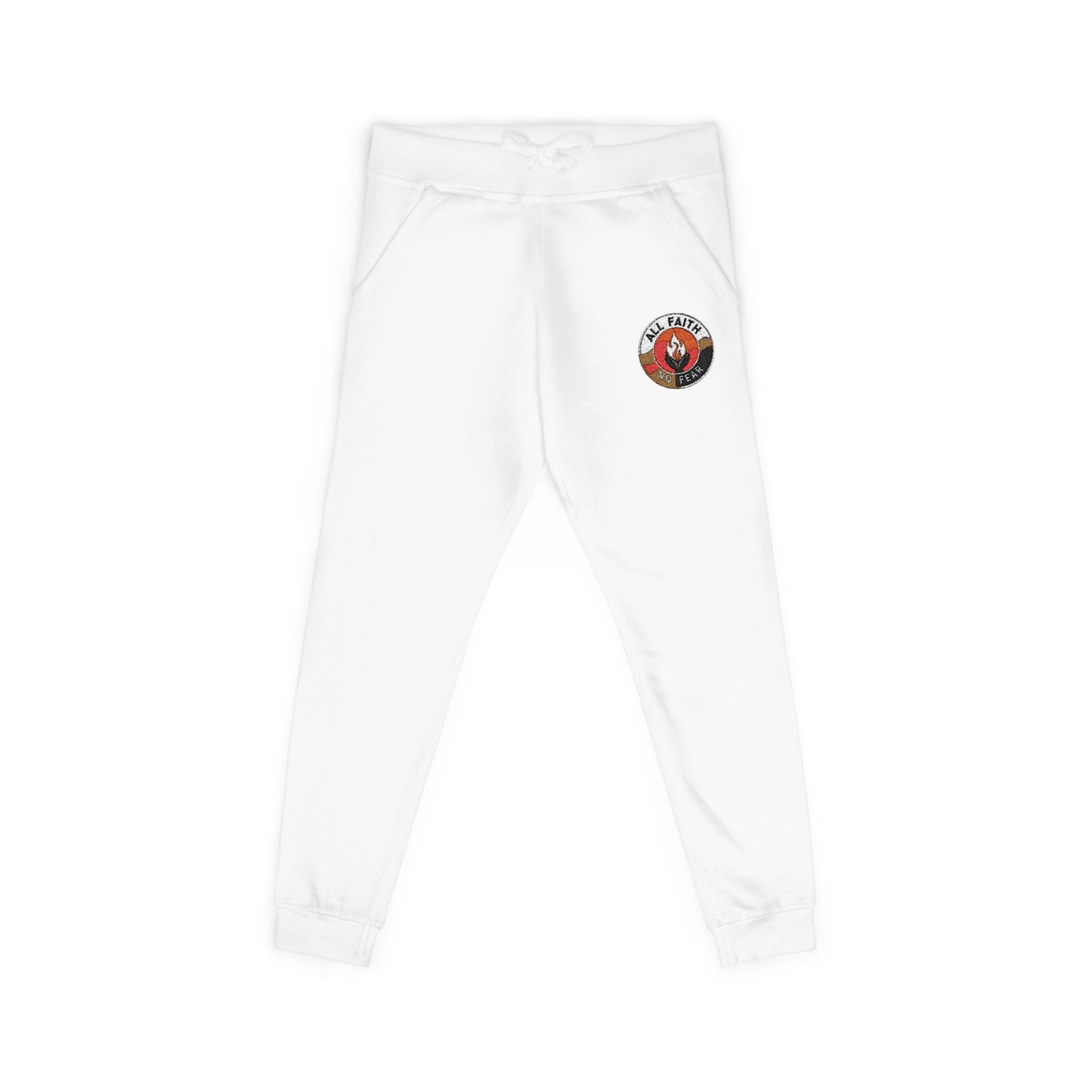 Embroidered Fleece Sweatpants with AFNF Logo