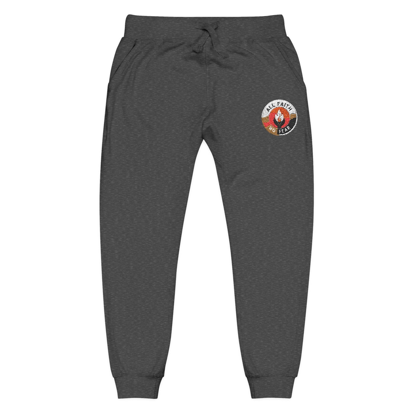 Embroidered Fleece Sweatpants with AFNF Logo