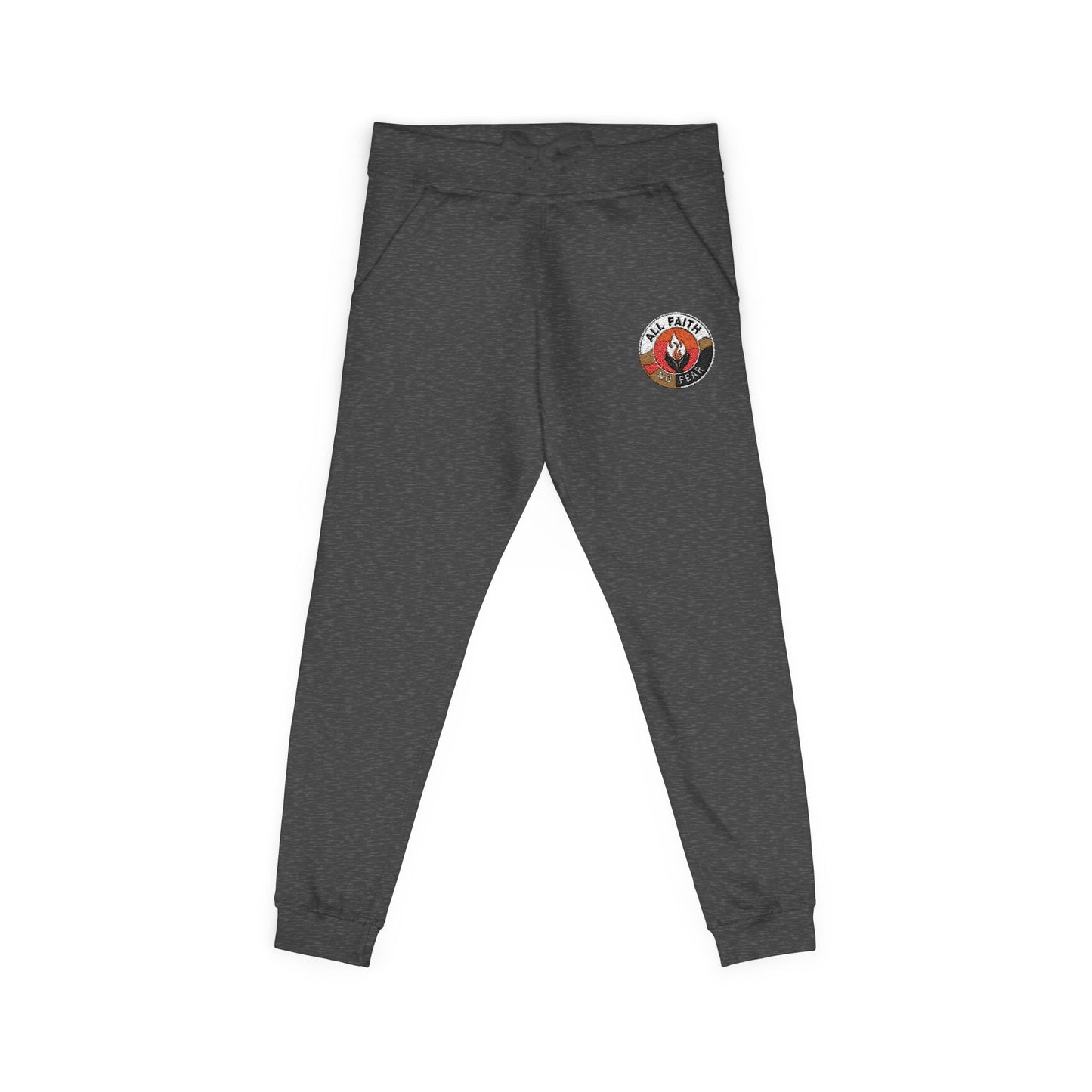 Embroidered Fleece Sweatpants with AFNF Logo